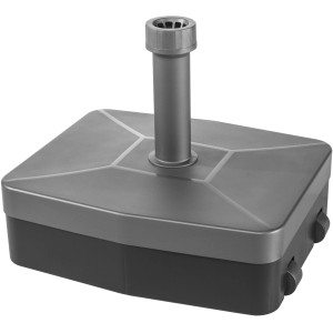 Schneider PE-Schirmständer, 40 kg, anthrazit, mit Rollen für einfachen Transport.