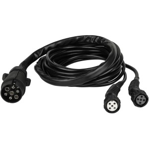 LAS 7-poliges Versorgungskabel (4 m) für PKW-Anhänger, Zubehör für Autoanhänger.