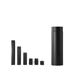 Bertrams Ofenrohr Senotherm® UHT-Hydro Ø 120 mm 2 mm 50 cm Schwarz