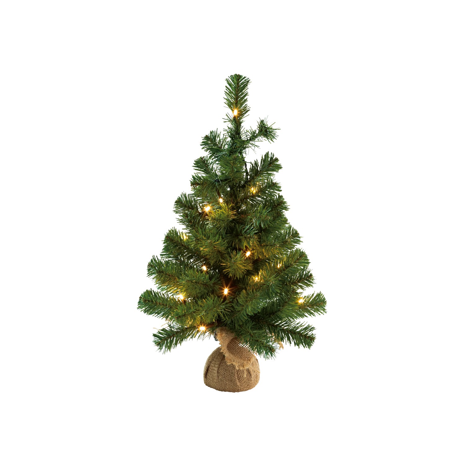 TischWeihnachtsbaum 45 cm mit LEDBeleuchtung kaufen bei OBI