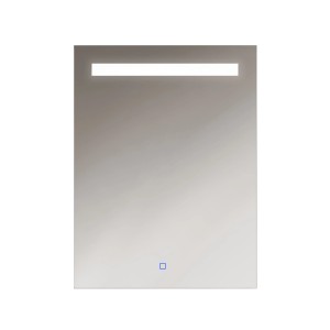 Rechteckiger Kristall-Form LED-Lichtspiegel Blue Star, 60x80 cm, mit LED-Beleuchtung.