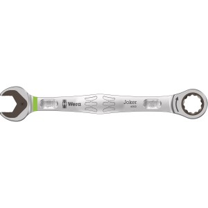 Wera Maul-Ringratschenschlüssel Joker, 18 mm, silberfarben. Schlüssel für Schrauben und Muttern.
