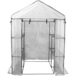 Foliengewächshaus mit Regalen 200 cm x 140 cm x 140 cm