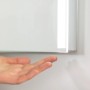 Fackelmann LED-Spiegel Brillant Light, 40 cm, mit Sensorschalter und LED-Leuchtstreifen.