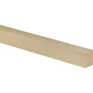 Fichte Flachleiste, 29x40x1000 mm, helles Holz für Bastelarbeiten und Innenausbau.