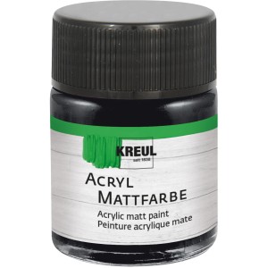 Kreul Acryl Farbe Matt Schwarz 50 ml