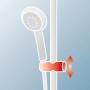 Detailaufnahme: Höhenverstellbare Handbrause des Schulte ExpressPlus Duschsystems Rain III Modern.