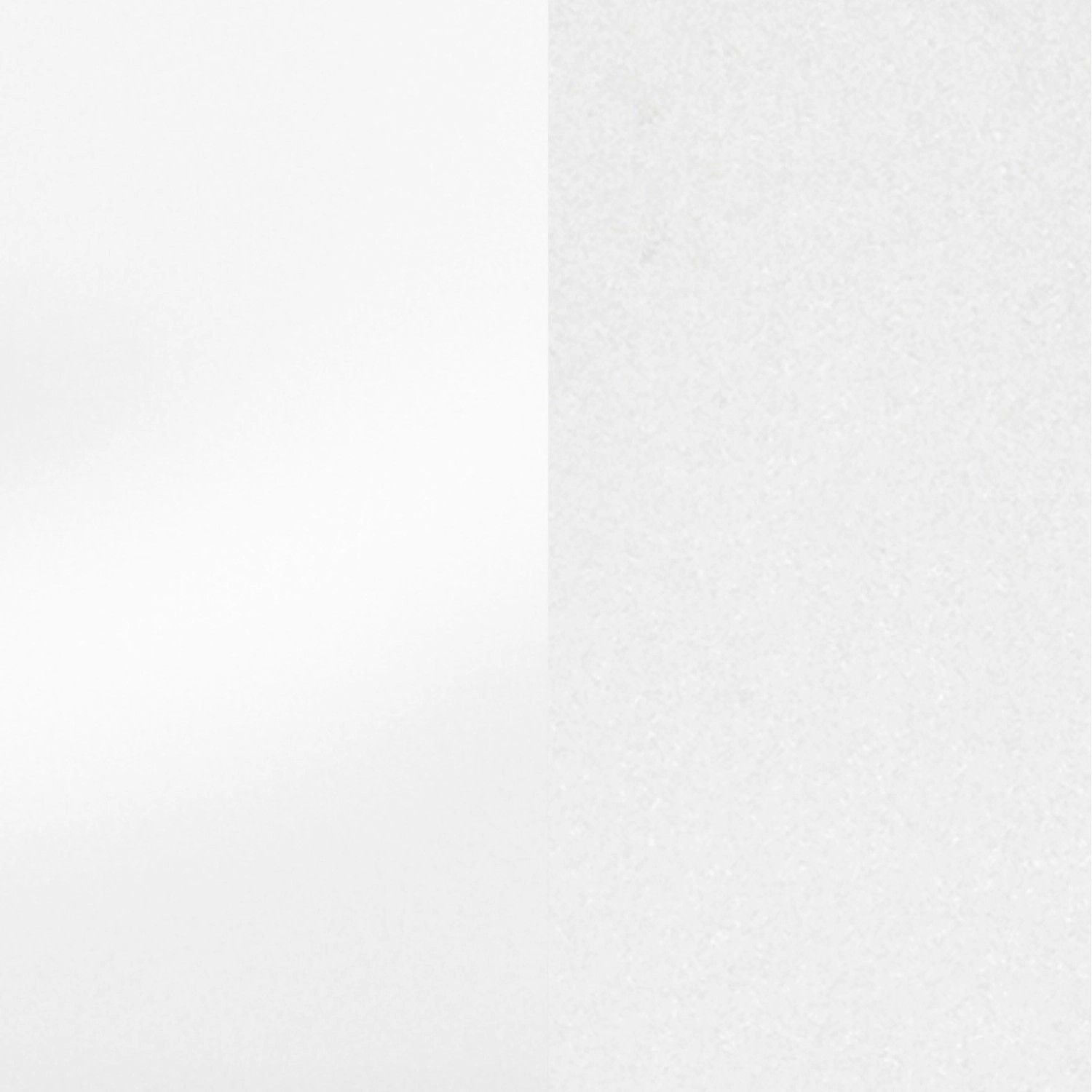 Moderne, weiße Küchenzeile Mailand, 290 cm, mit E-Geräten. Hochglanz- und Matt-Optik.