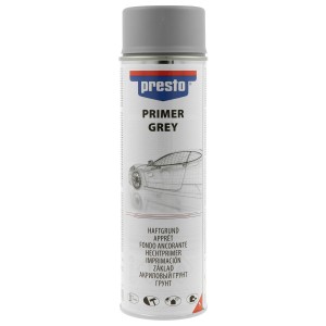 Presto Lackspray Haftgrund Grau 500ml Dose für Lackreparatur & Karosseriereparatur.