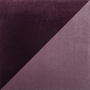 Magma Samtkissen, Weinrot, zweifarbig (40x40 cm). Dekokissen für Wohnzimmer und Sofa.