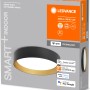 Verpackung der Ledvance Smart+ WiFi Deckenleuchte Orbis Kurt, schwarz-gold, Ø 45 cm.