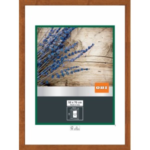 OBI Holz-Wechselrahmen Kirschbaum, 50x70 cm, FSC®-zertifiziert. Bilderrahmen für Fotos und Kunstdrucke.