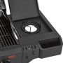 Detailansicht: Jamestown Gasgrill KNOX Master Class mit Seitenbrenner und Ablage.