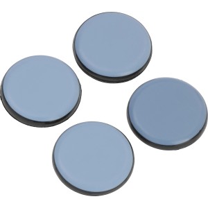 4er-Set selbstklebende Ultra-Gleiter, Ø 40 mm, für Möbel und Oberflächenschutz.