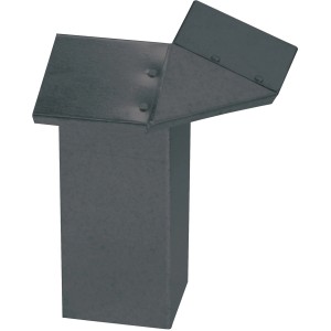 Bellissa Schneckenblech Corten Eckteil 20 cm x 7 cm x 7 cm