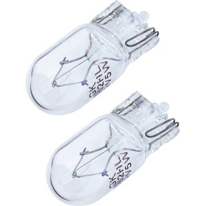 Zwei CMI Glühlampen 12V 5W für Autoelektrik, vielseitig einsetzbar.