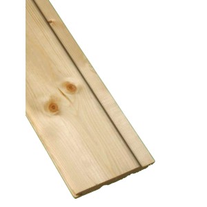 Profilholz Göteborg, Fichte/Tanne, 14x121x1800 mm, unbehandelt, mit Nut und Feder.