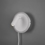 Weiße, dimmbare Trio LED-Wandleuchte Jordan aus Metall, ideal als Leselampe.