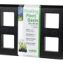 Schwarze Velda Floating Plant Island Oasis 30x40 cm, Vegetationsmatte für 6 Teichpflanzkörbe.