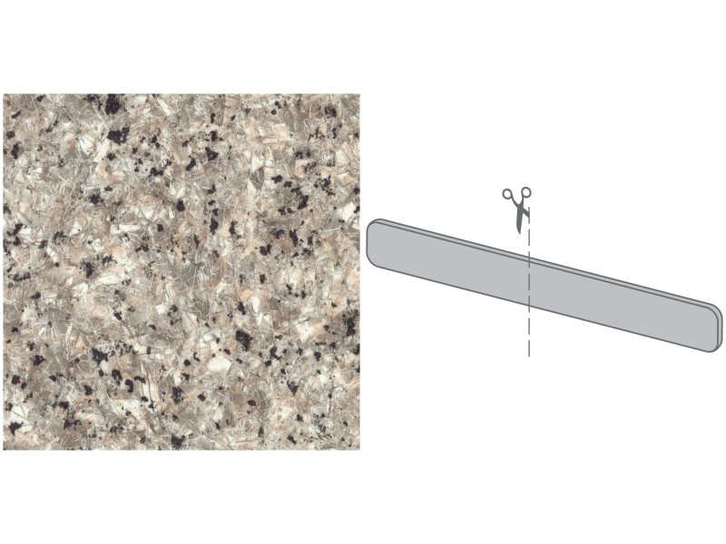 InForm-Blende Typ 3 40,5 cm x 2,6 cm Granit Crystal (GT463) kaufen