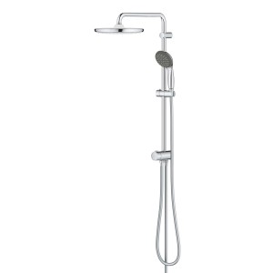 Grohe QuickFix Vitalio Start 250 Duschsystem mit Kopf- und Handbrause, Umstellung und Wandmontage.