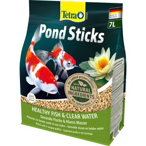 Tetra Pond Sticks 7 l: Hauptfutter für Teichfische mit natürlichen Inhaltsstoffen für gesundes Wachstum.