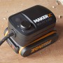 Worx MakerX HubX Akku-Adapter auf 20V Akku, mit Drehzahlregler und USB-Port.