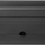 Schwarze Elho Pflanzwand Veggie Wall Living, 26x80x31 cm, ideal für Kräuter und Gemüse.