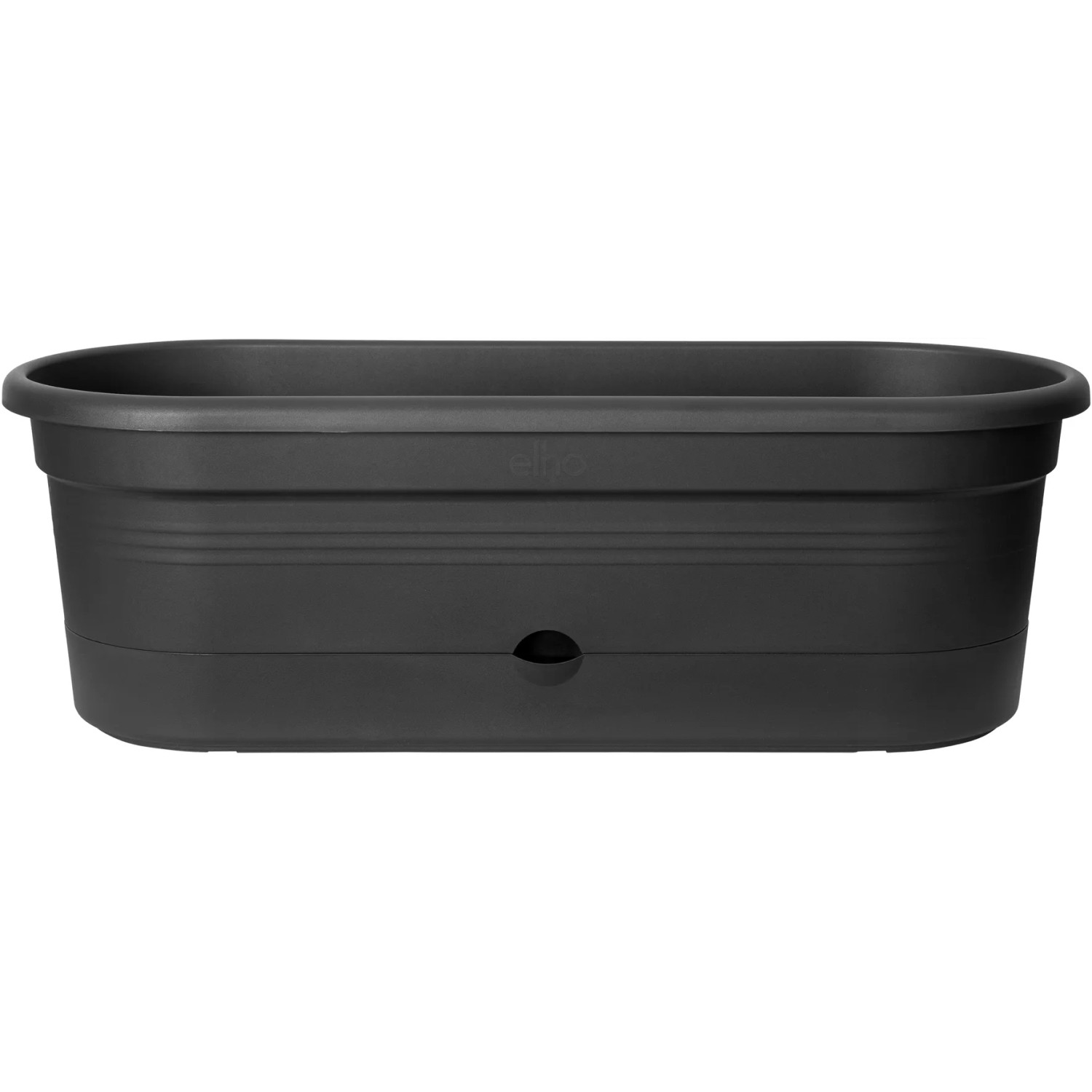 Schwarze Elho Pflanzwand Veggie Wall Living, 26x80x31 cm, ideal für Kräuter und Gemüse.