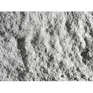 Nahaufnahme von Scherf Kohlensaurer Kalkdünger, feine Körnung für Garten und Landwirtschaft.