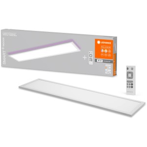 Ledvance LED-Deckenleuchte Planon Plus, weiße Smart Leuchte mit Fernbedienung, 100x25 cm.