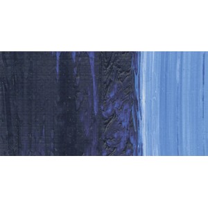 Detailaufnahme von Lukas Studio Ölfarbe Ultramarinblau, Premium-Qualität.
