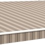 Wismar Gelenkarmmarkise Classic, 300x200 cm, beige-braun gestreift.