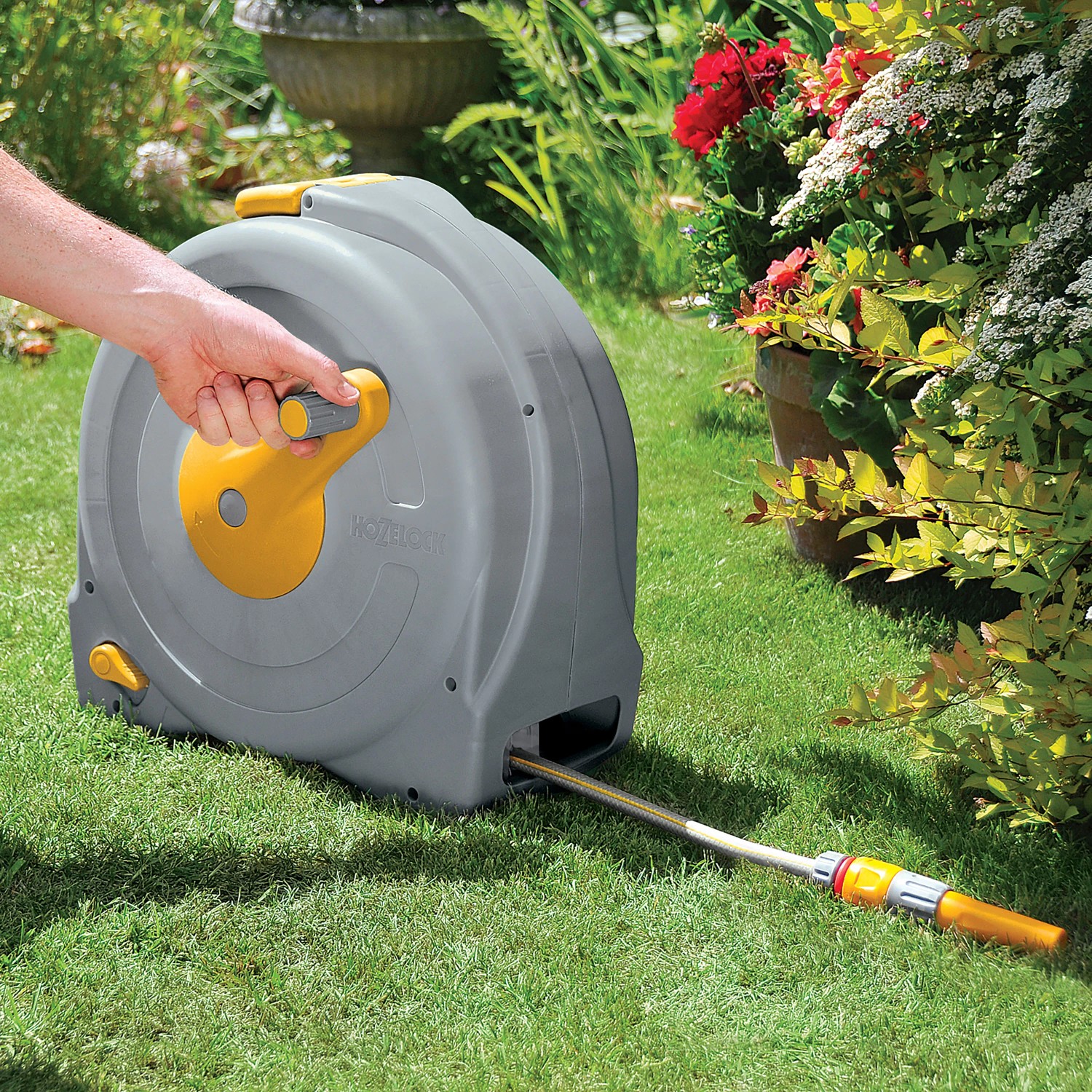 Hozelock Schlauchtrommel Fast Reel mit 40 m Schlauch kaufen bei OBI