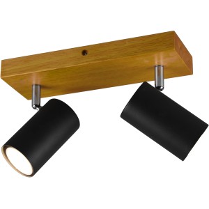 Trio Strahler Marley 2-flammig Schwarz matt