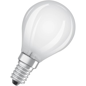 Osram LED-Leuchtmittel E14 Tropfenform, 4,8W, 470lm, warmweißes Licht.