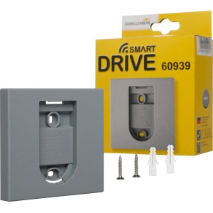 Schellenberg Handsenderrahmen silbergrau für Funk-Handsender Garagentorantriebe.