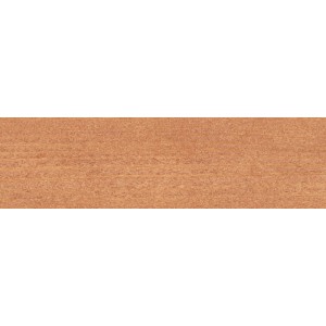 Holzprobe mit Aqua Clou Holzbeize in Kirschbaum-Optik.