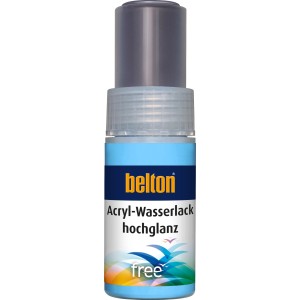 Belton Free AQUAcolours Lackstift Anthrazit RAL 7016, hochglänzend, 9ml. Buntlack für Ausbesserungen.