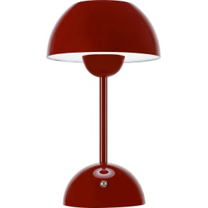 Solar-LED-Tischleuchte Messina Ø 16 cm x 27,5 cm Rot