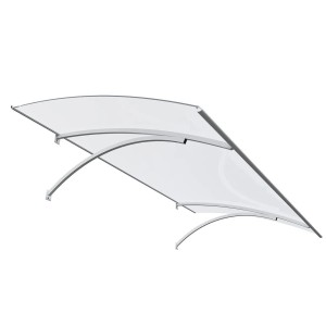 Roro Vordach V154 Weiß 160 cm x 85 cm x 25 cm