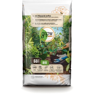 Sack GROW by OBI Bio Pflanzerde torffrei 60L für Bäume, Hecken und Stauden.