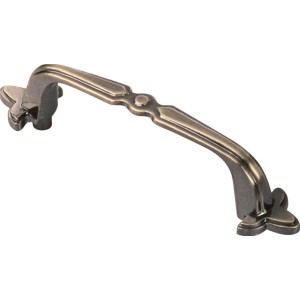 Metall Möbelgriff 924 in Altmessing-Optik für Schränke und Schubladen.