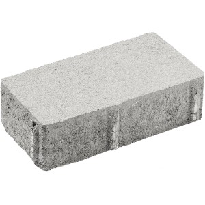 Premac Pflasterstein Klasiko, grau, 20x10x6 cm, ohne Fase. Betonpflaster für Gartenwege und Einfahrten.