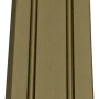 Edelstahl Winkelprofil BAS SK, 10x25x1000mm, für Laminat & Parkett. Treppenwinkelprofil mit Rillen.