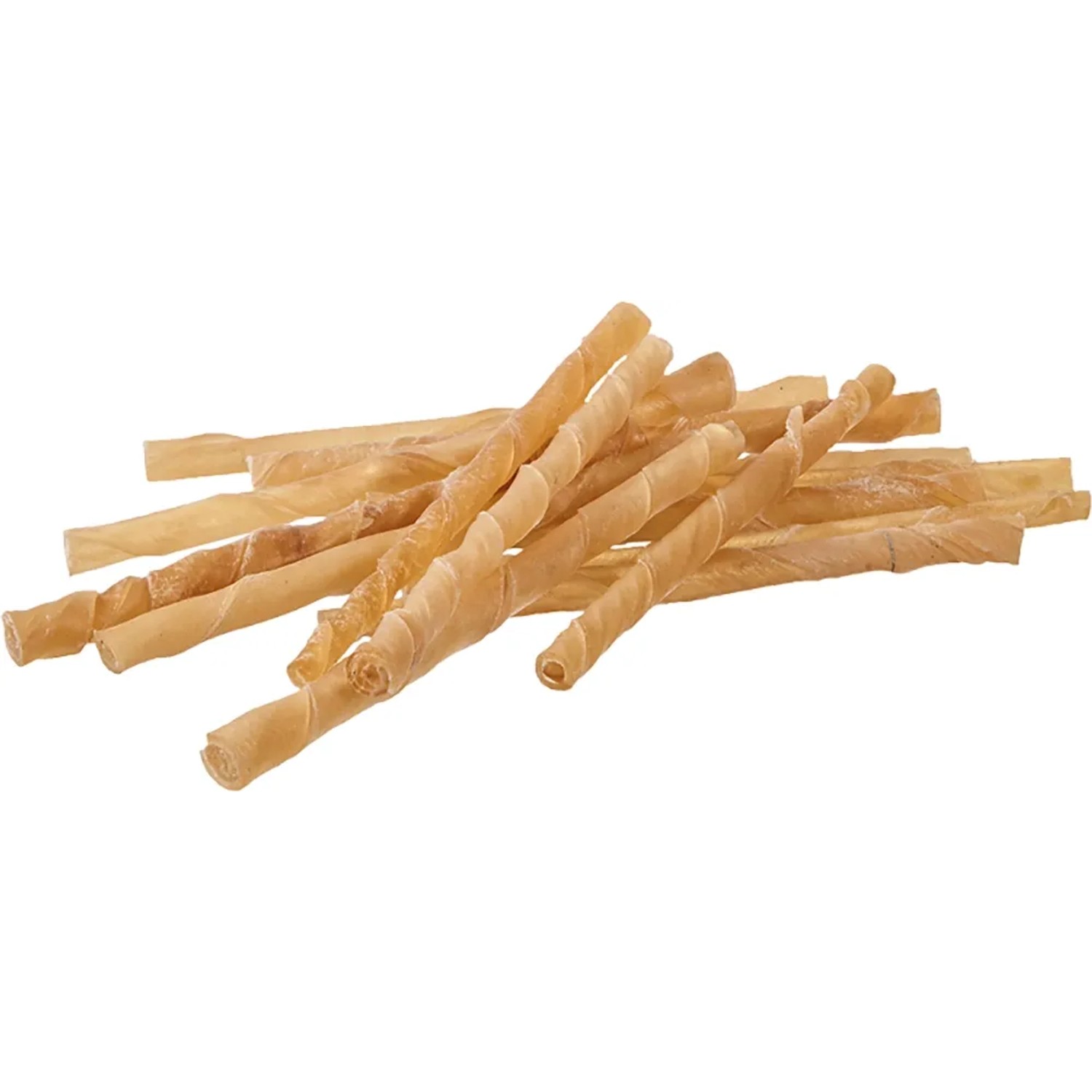 Primox Kaurollen, gedrehte Hunde-Snacks aus Natur-Rinderhaut, 100 Stück