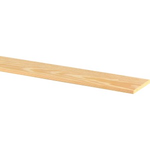 Flache, helle Lärche Leiste (4,5x39,5x2000mm) für Bastelarbeiten.