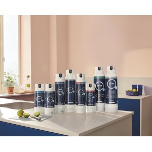 Grohe Blue Wasserfilter: Umkehrosmose Filter in Weiß-Blau, verschiedene Größen im Set.
