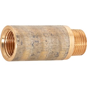 Hahnverlängerung 18,6 mm (Rp 1/2) x 21 mm (R 1/2) Rotguss 50 mm
