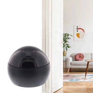 Schwarzer Wagner Bodentürstopper Black Deluxe, selbstklebend, Ø 45 mm.